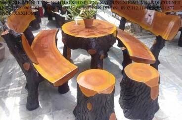 Bộ bàn ghế giả gỗ T3