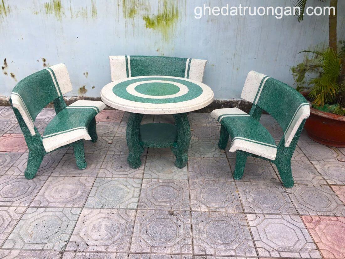  Bàn Tròn Trắng Xanh Lá Chân Hà Nội