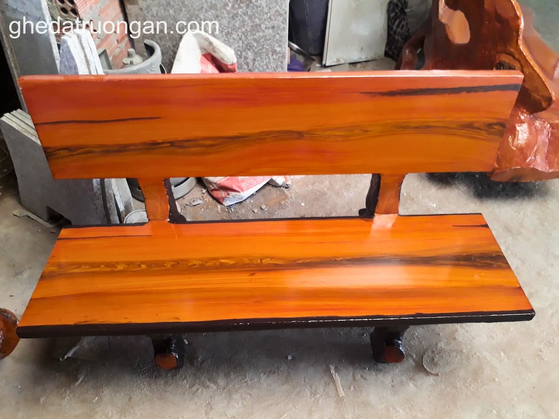  Ghế đá giả gỗ đẹp 02